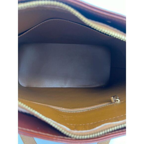 Authentic LOUIS VUITTON Monogram Vernis Houston LV Logo Patent Brentwood… - Picture 8 of 13